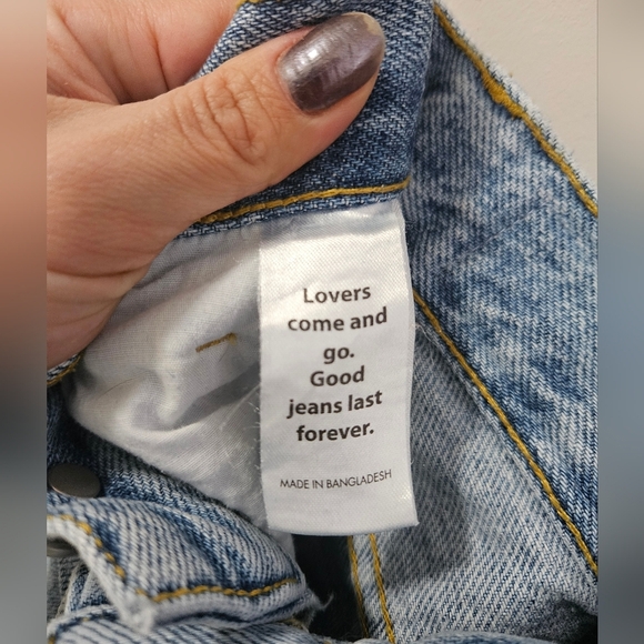 Pacsun 100% cotton Button fly jeans sz. 27 raw hem - Picture 7 of 10